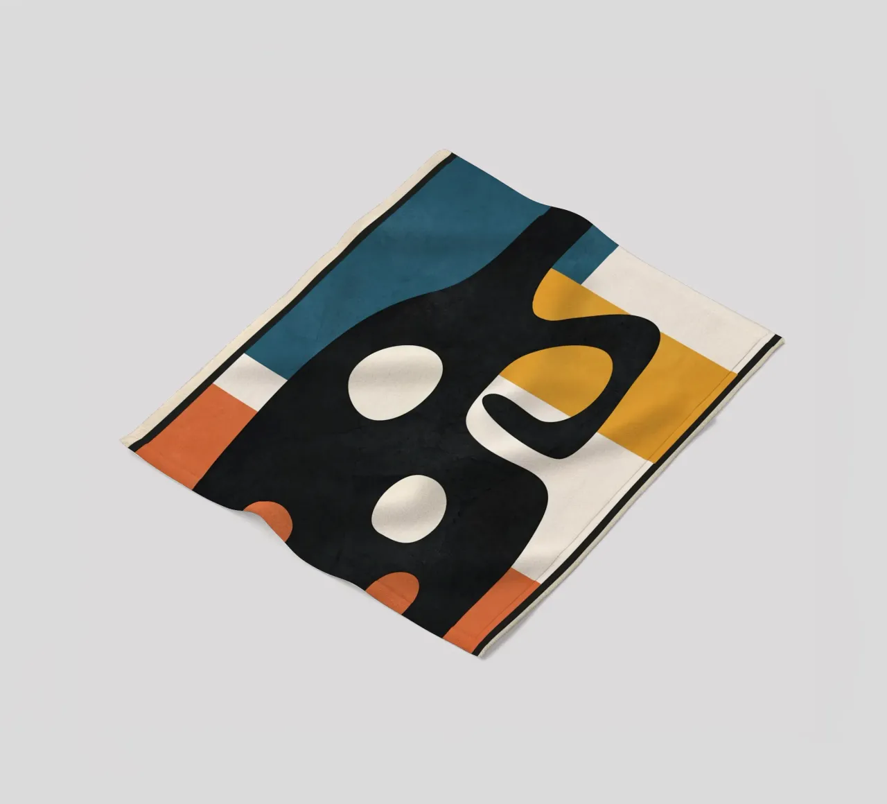 Abstract Art Vase 3 coperta in pile da Flow Line