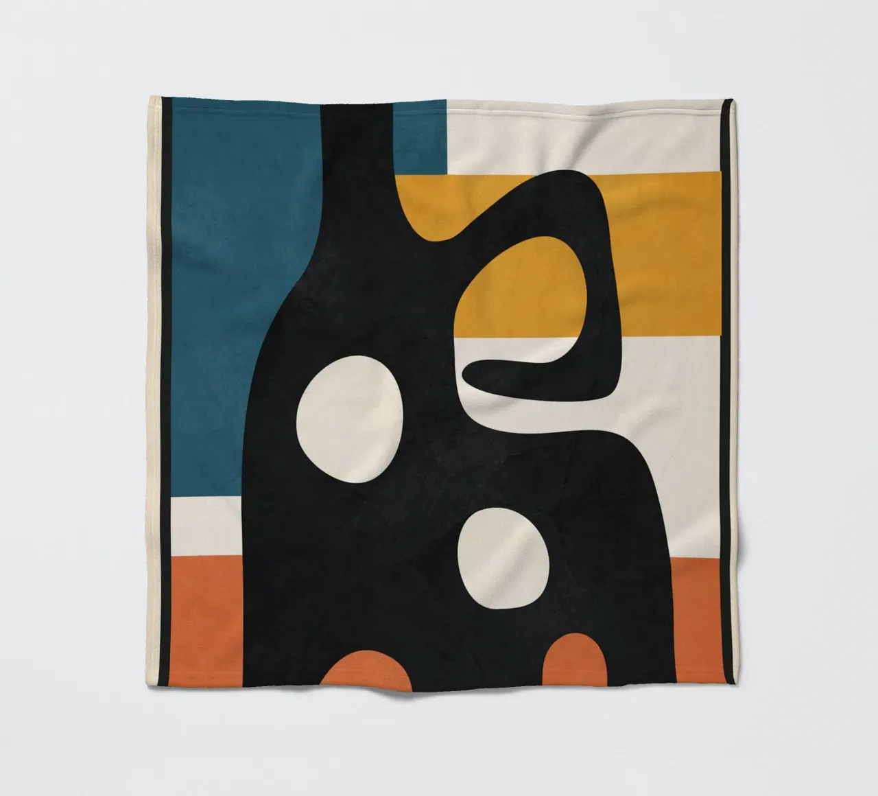 Abstract Art Vase 3 coperta in pile da Flow Line