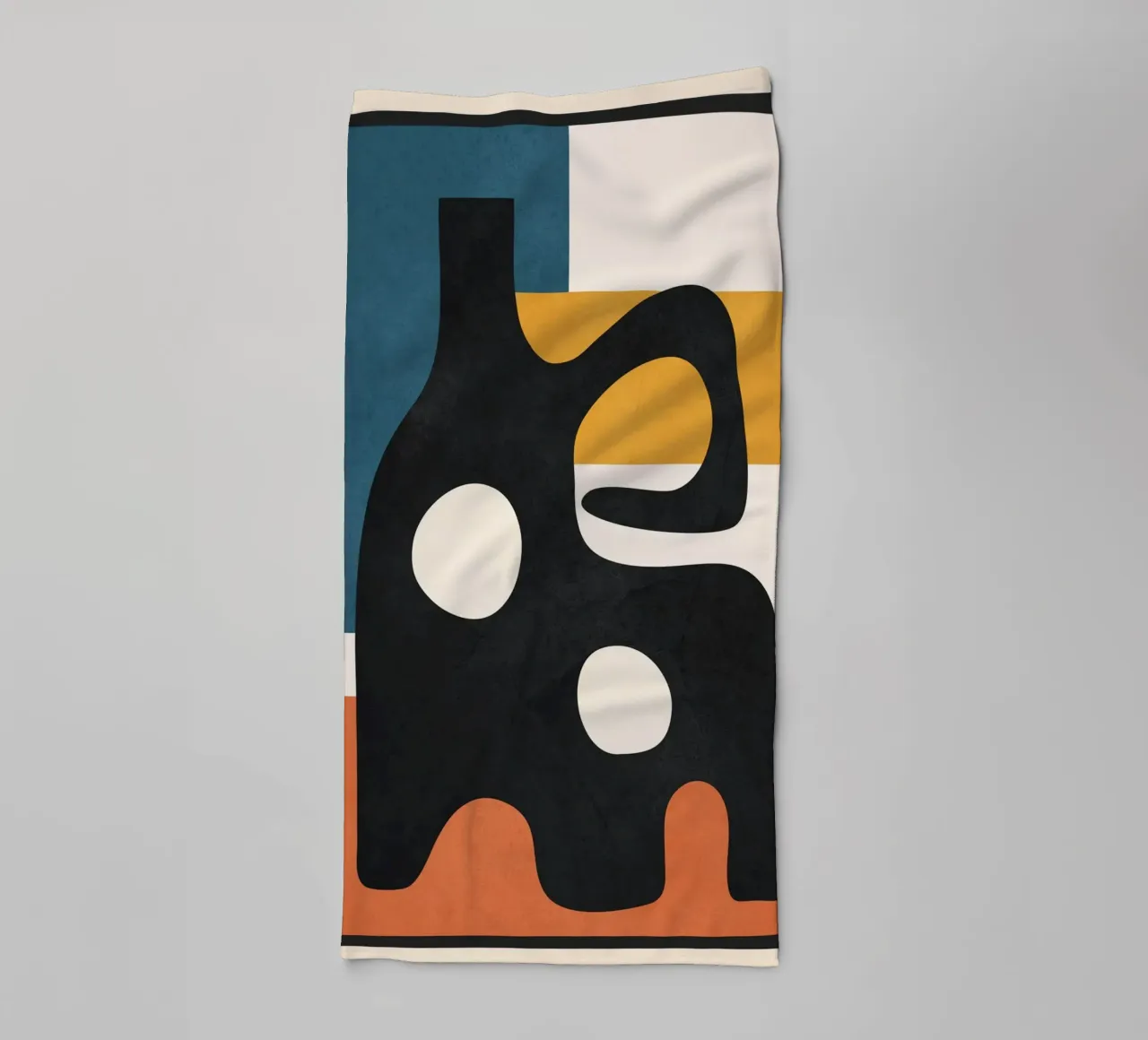Abstract Art Vase 3 asciugamano da bagno da Flow Line