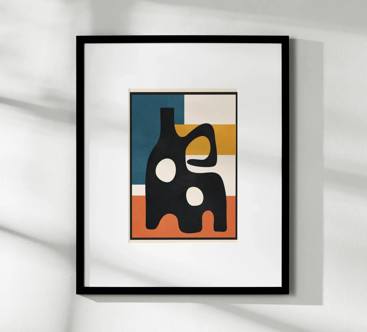 Abstract Art Vase 3 carta hahnemühle da Flow Line