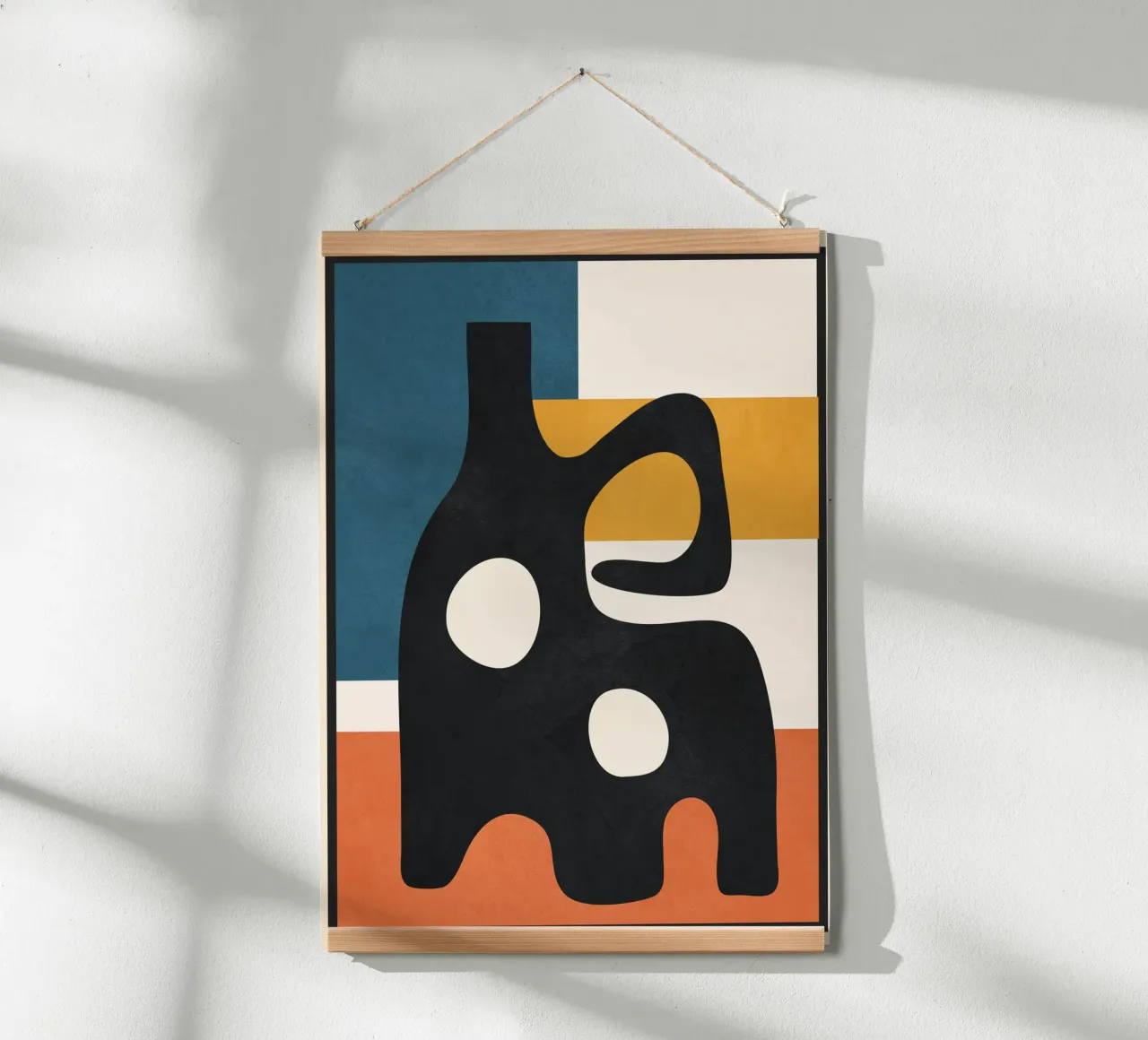 Abstract Art Vase 3 carta hahnemühle da Flow Line