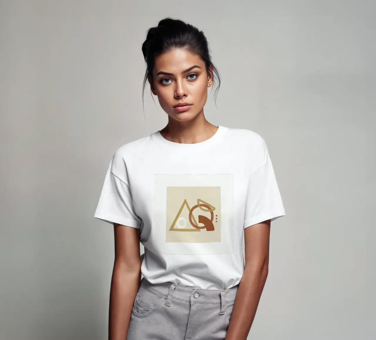 Minimal Geometric Shapes I t-shirt da Flow Line