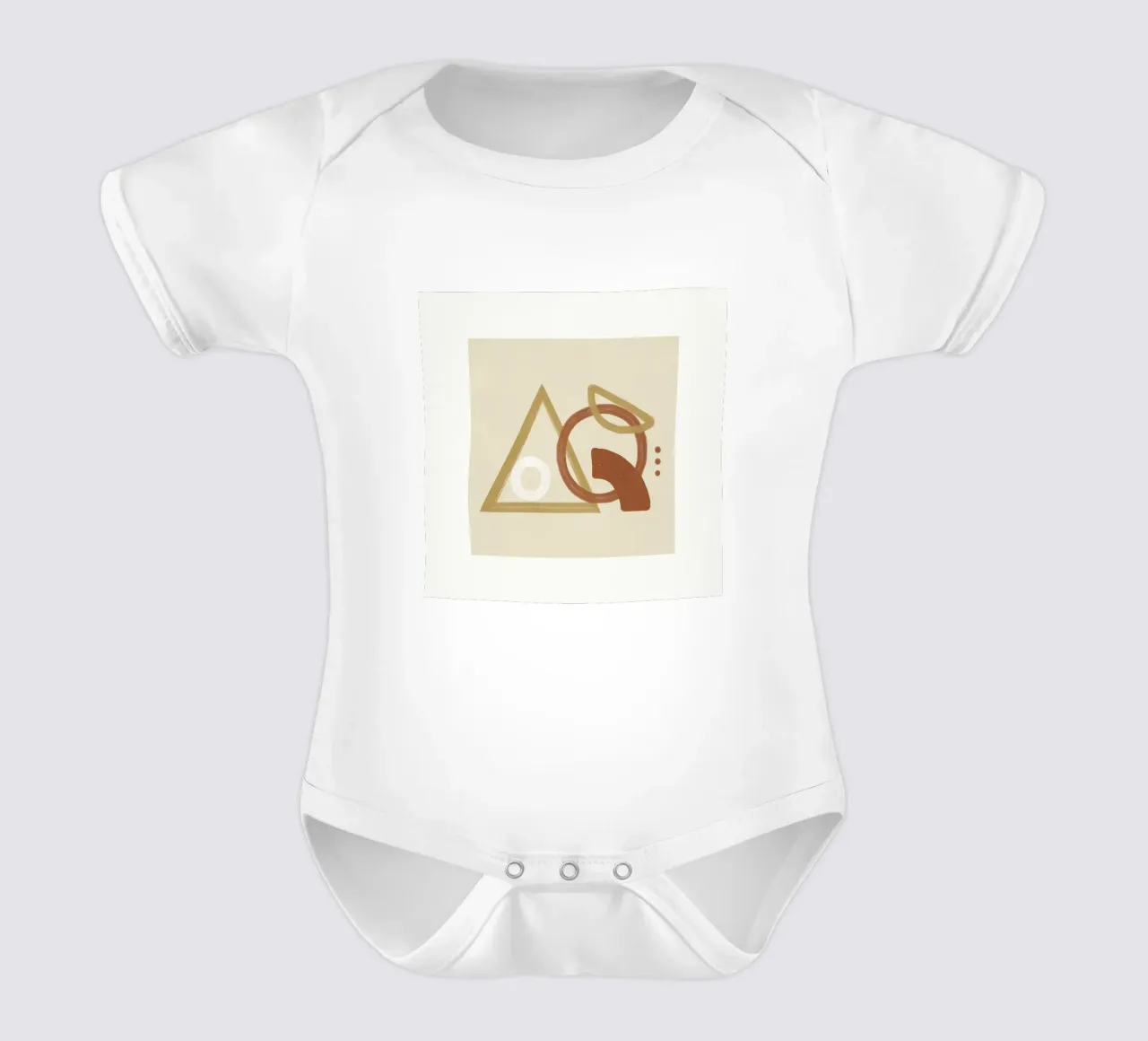 Minimal Geometric Shapes I body de bebé de Flow Line