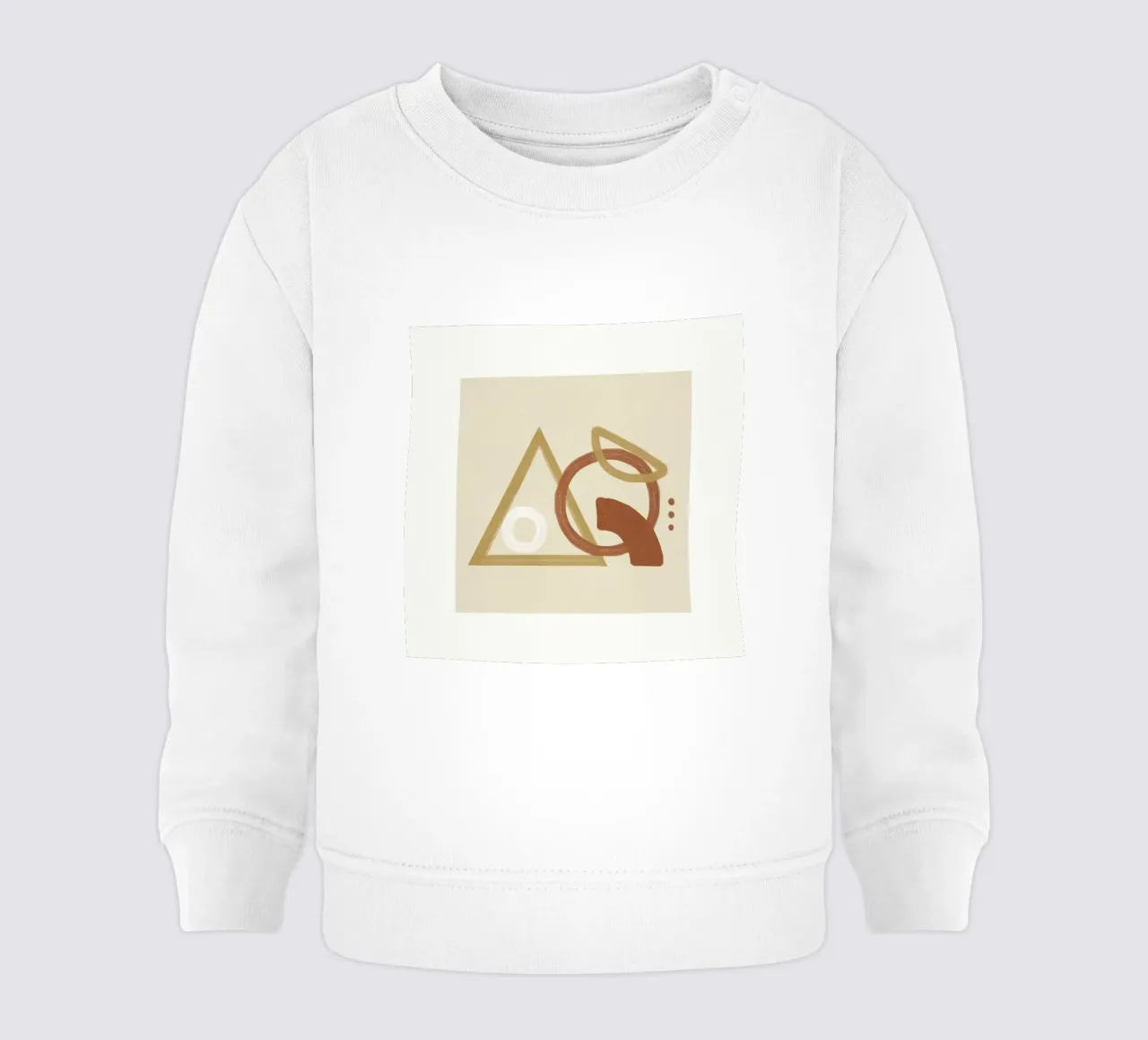 Minimal Geometric Shapes I felpa neonato da Flow Line