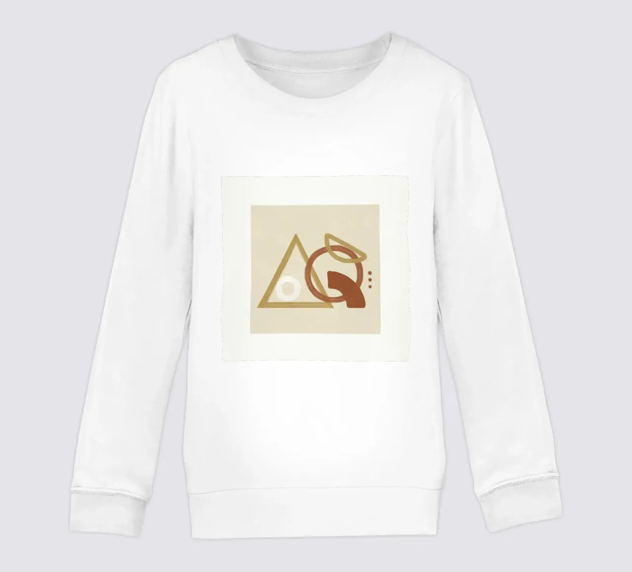 Minimal Geometric Shapes I felpa bambino da Flow Line