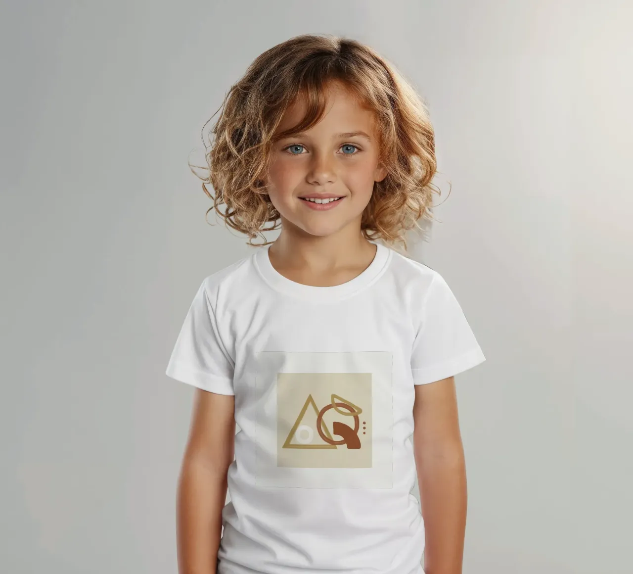 Minimal Geometric Shapes I t-shirt bambini da Flow Line