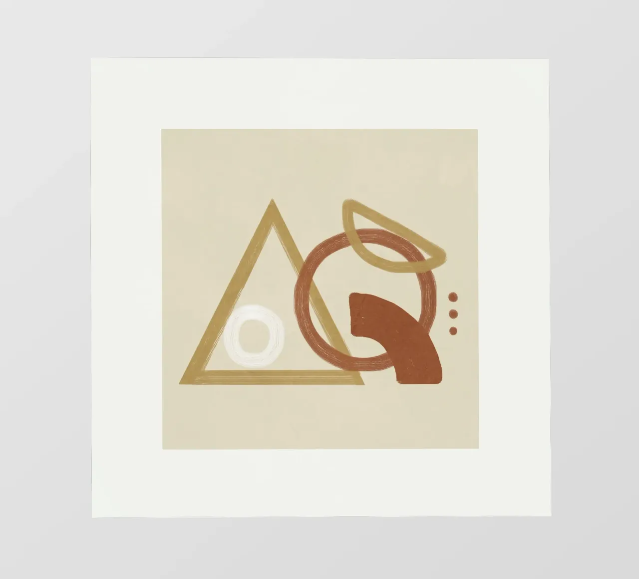 Minimal Geometric Shapes I pellicola backlit da Flow Line