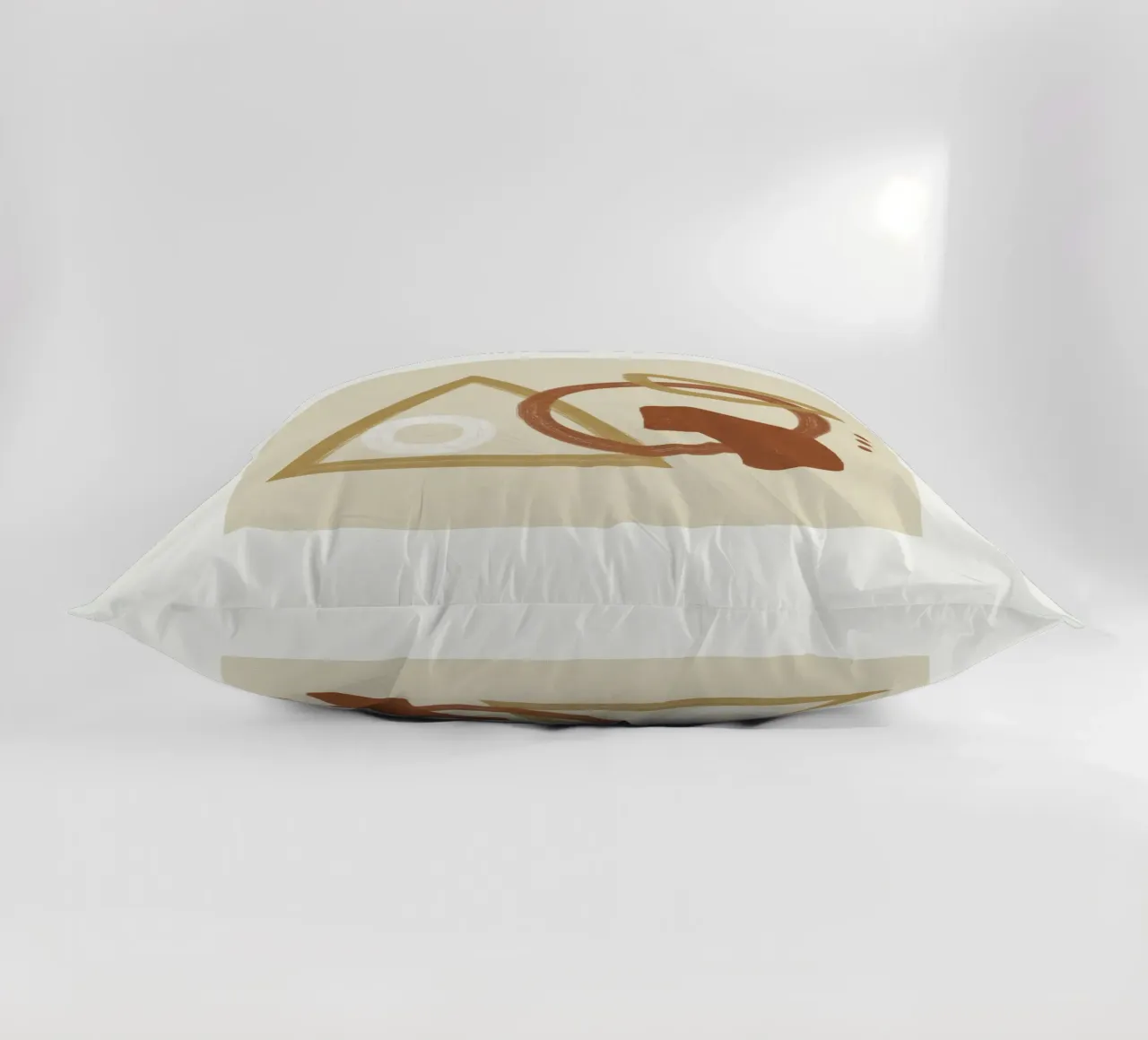 Minimal Geometric Shapes I cuscino da Flow Line