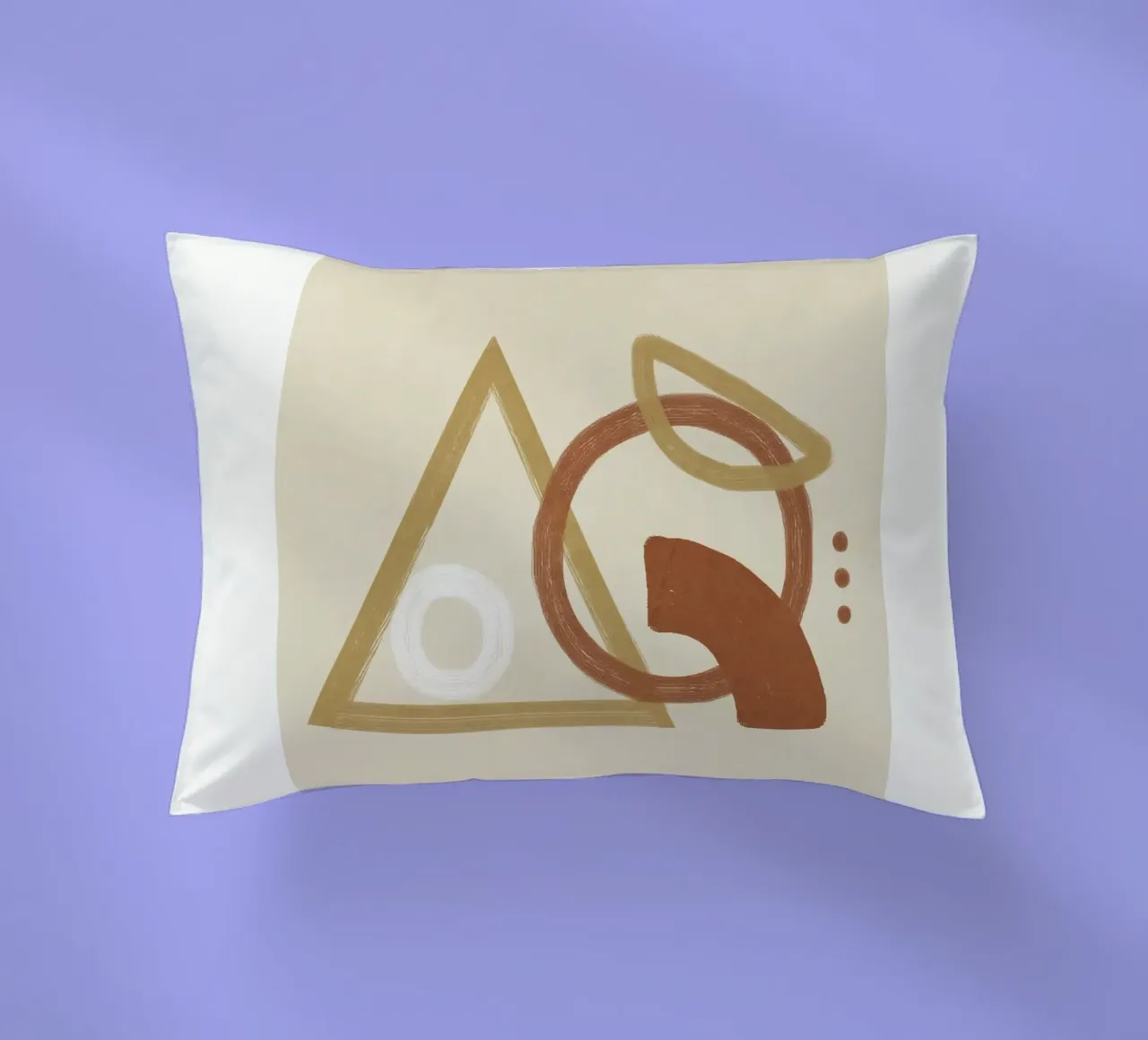 Minimal Geometric Shapes I cuscino da Flow Line