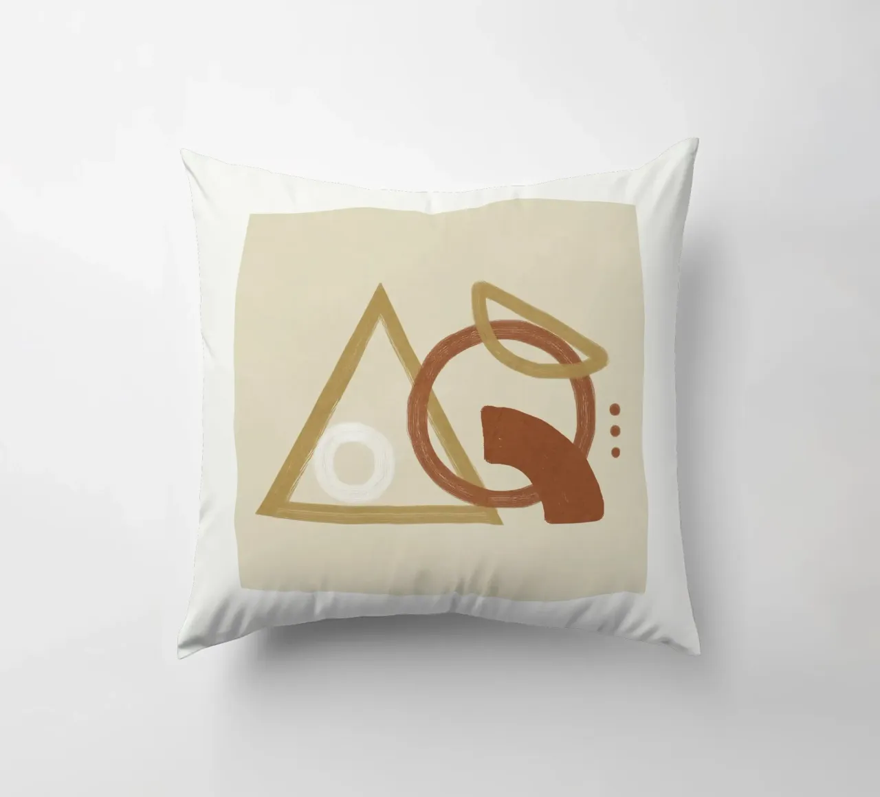 Minimal Geometric Shapes I cuscino da Flow Line