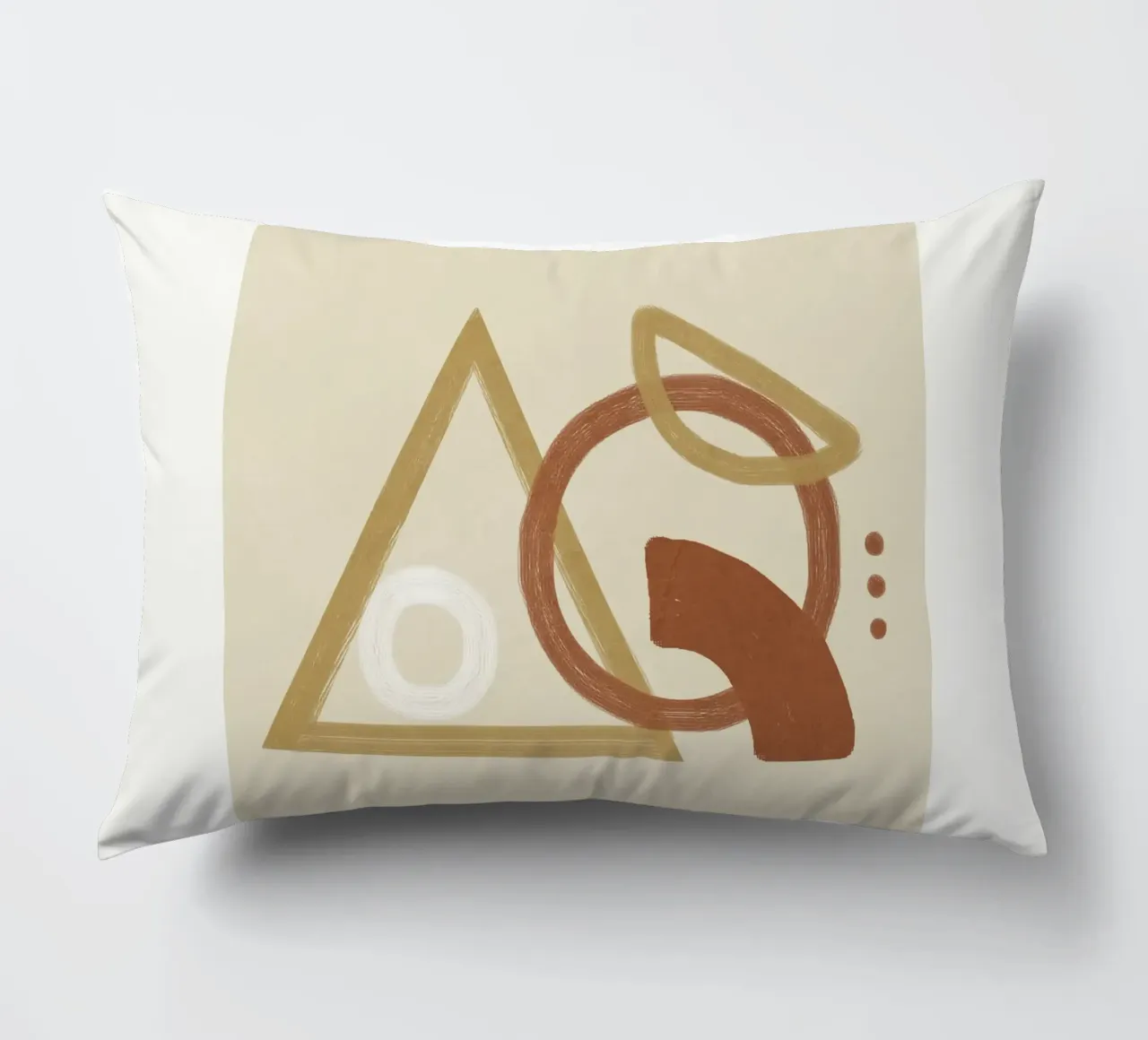 Minimal Geometric Shapes I cuscino da Flow Line