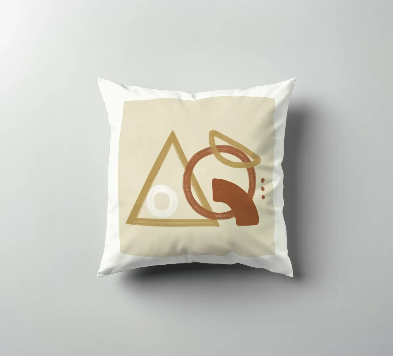 Minimal Geometric Shapes I cuscino da Flow Line