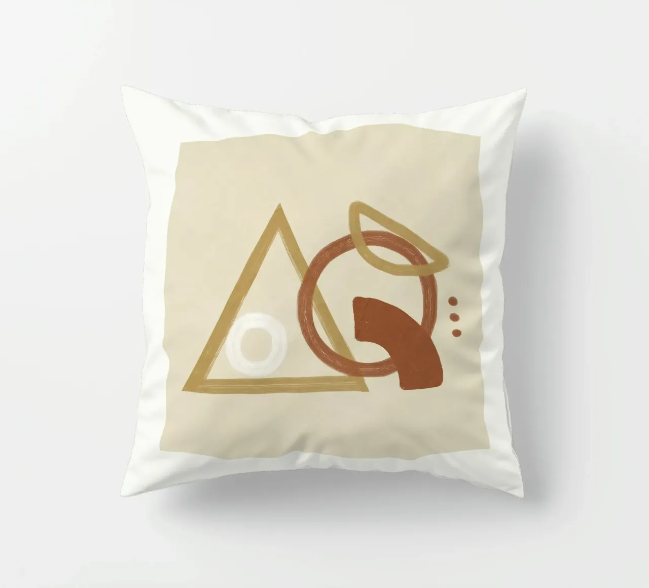 Minimal Geometric Shapes I cuscino da Flow Line