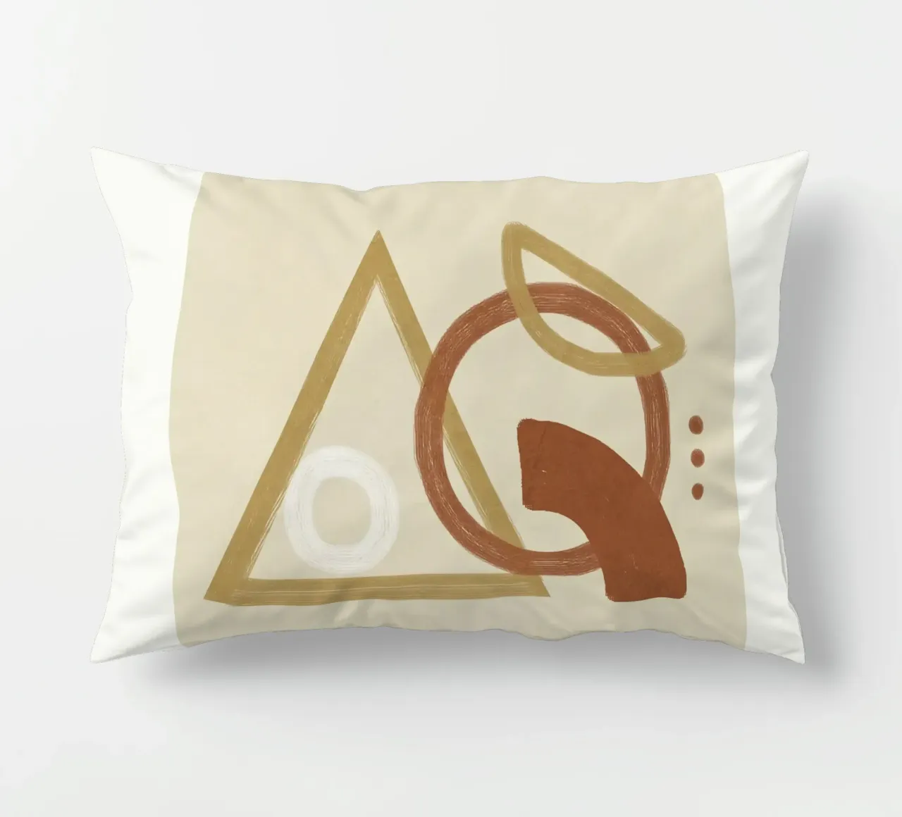 Minimal Geometric Shapes I cuscino da Flow Line