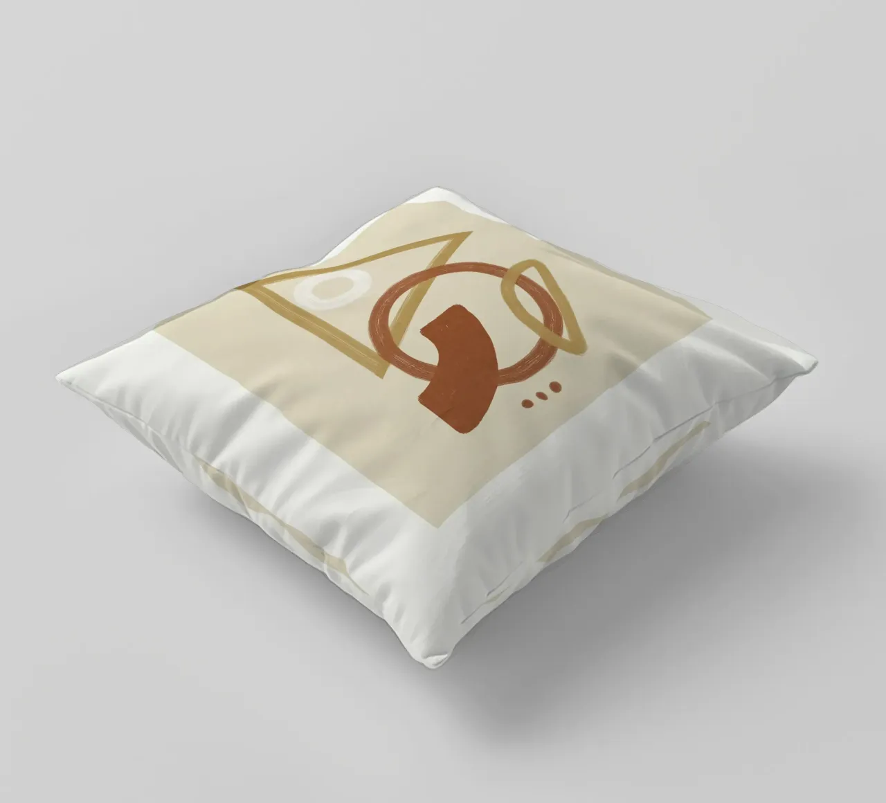 Minimal Geometric Shapes I cuscino da Flow Line