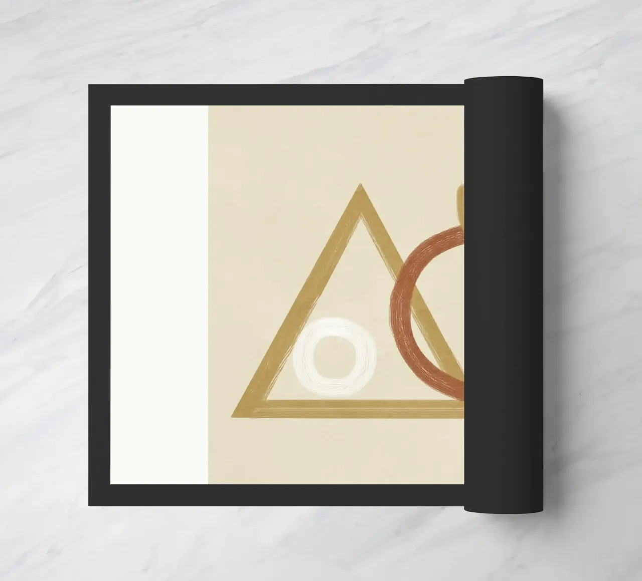 Minimal Geometric Shapes I felpudo de Flow Line