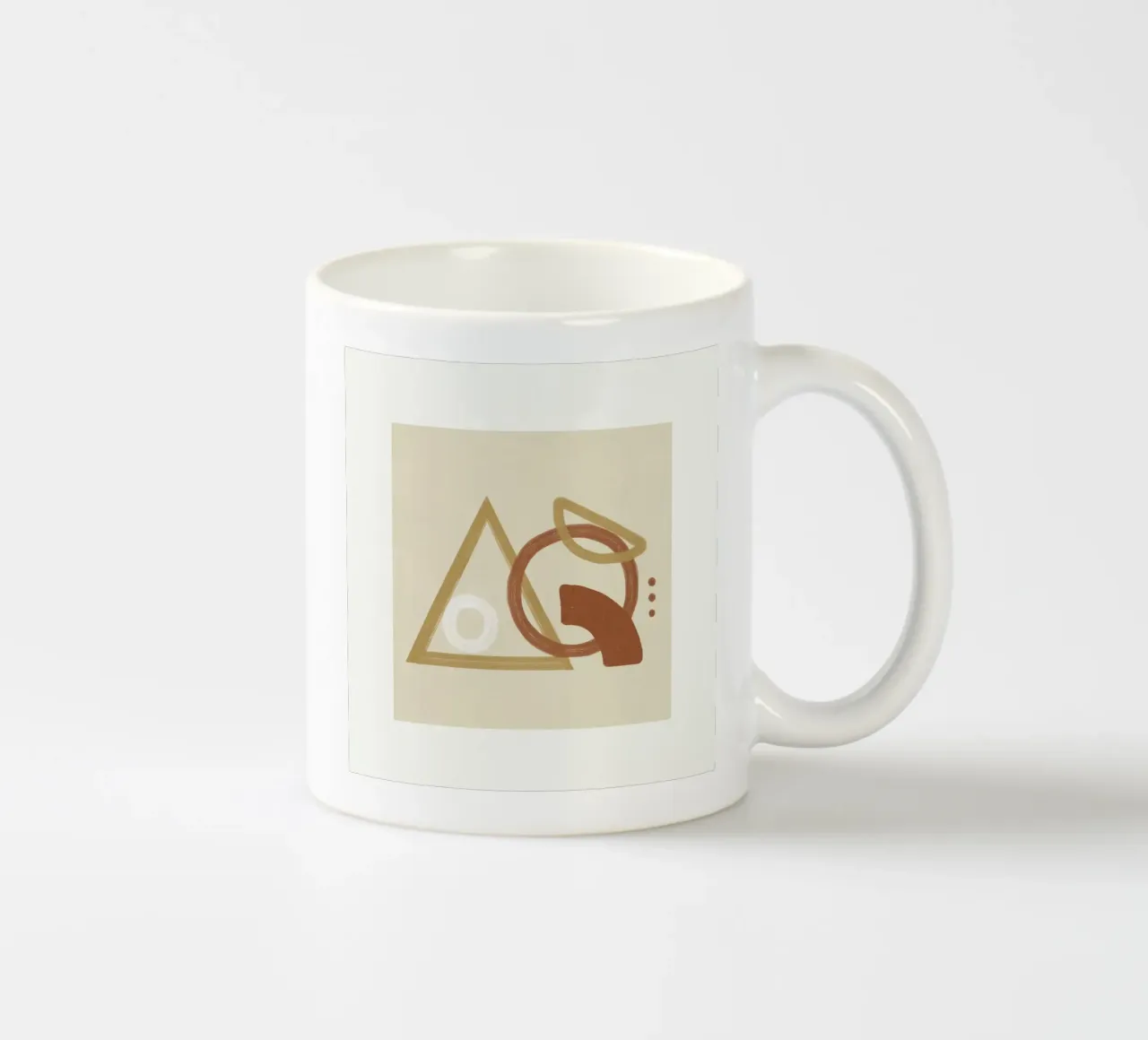 Minimal Geometric Shapes I tazza in ceramica da Flow Line