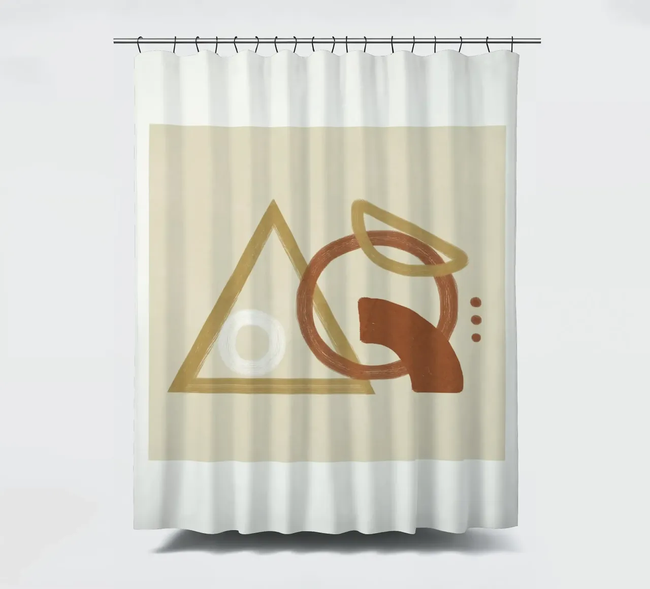 Minimal Geometric Shapes I Duschvorhang von Flow Line