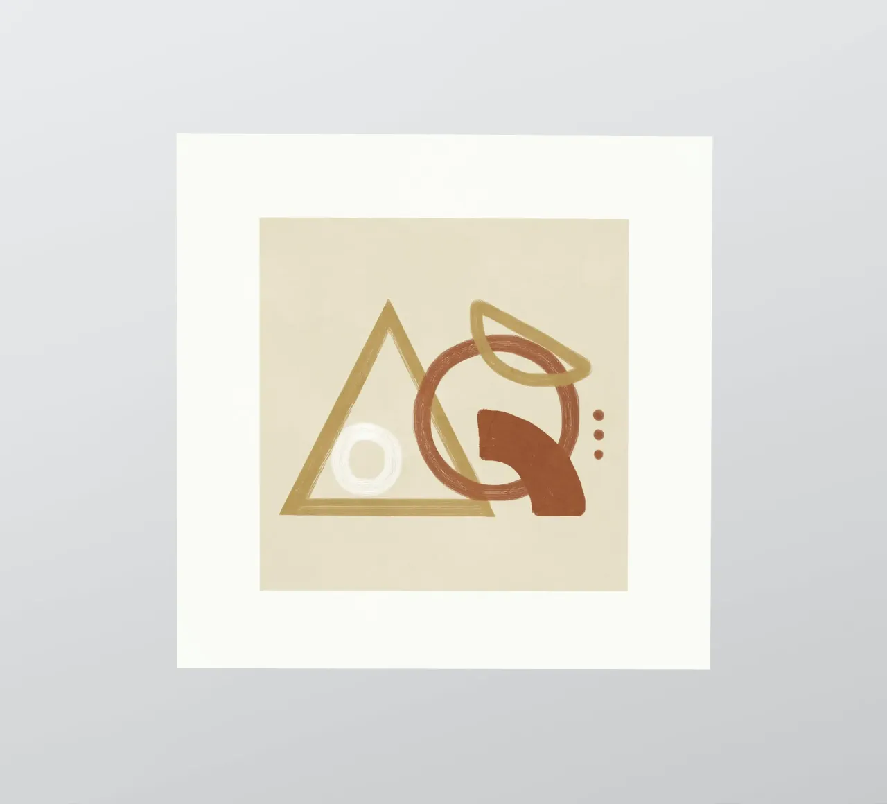 Minimal Geometric Shapes I adesivo da Flow Line