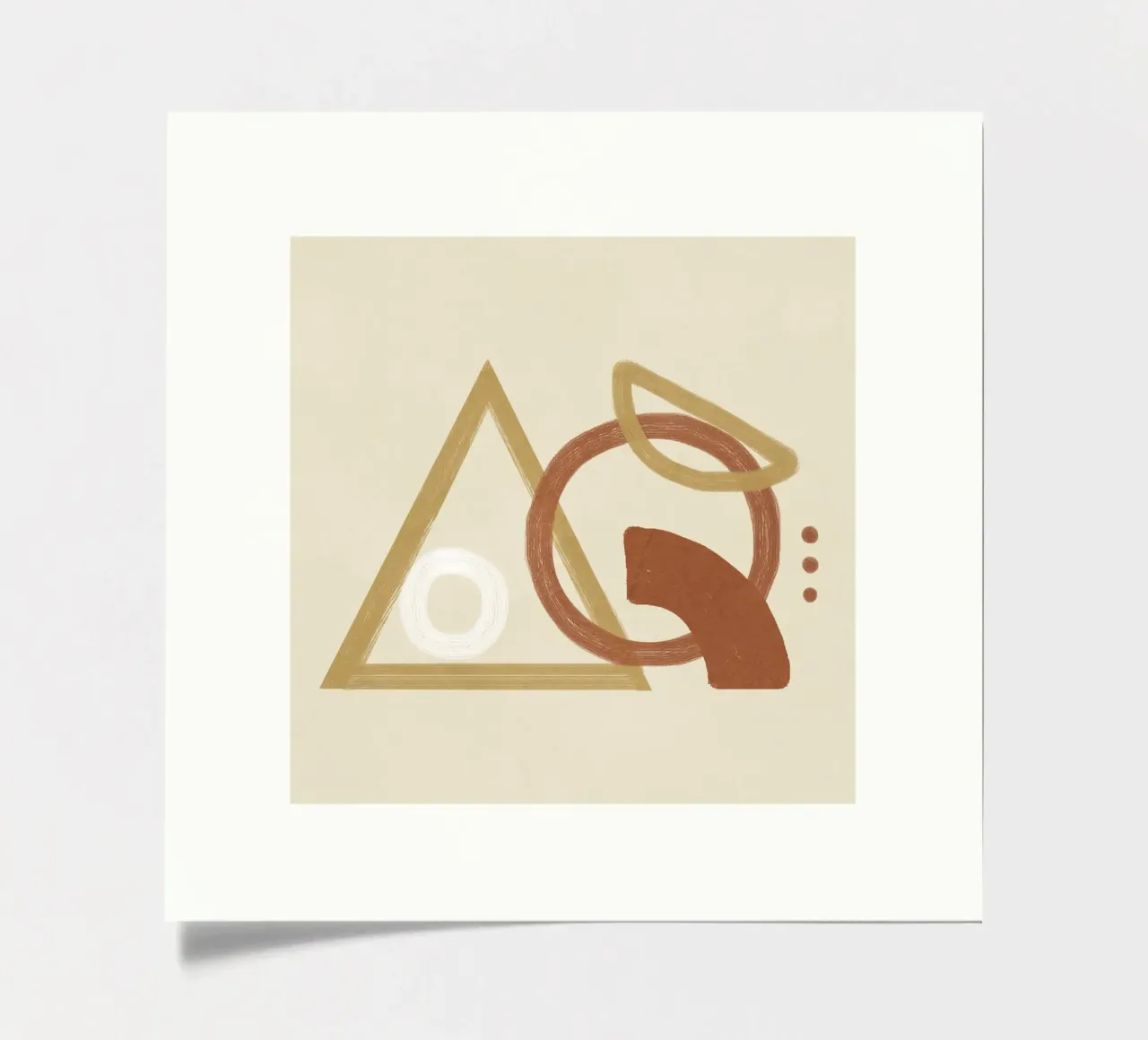Minimal Geometric Shapes I foglio adesivo da Flow Line