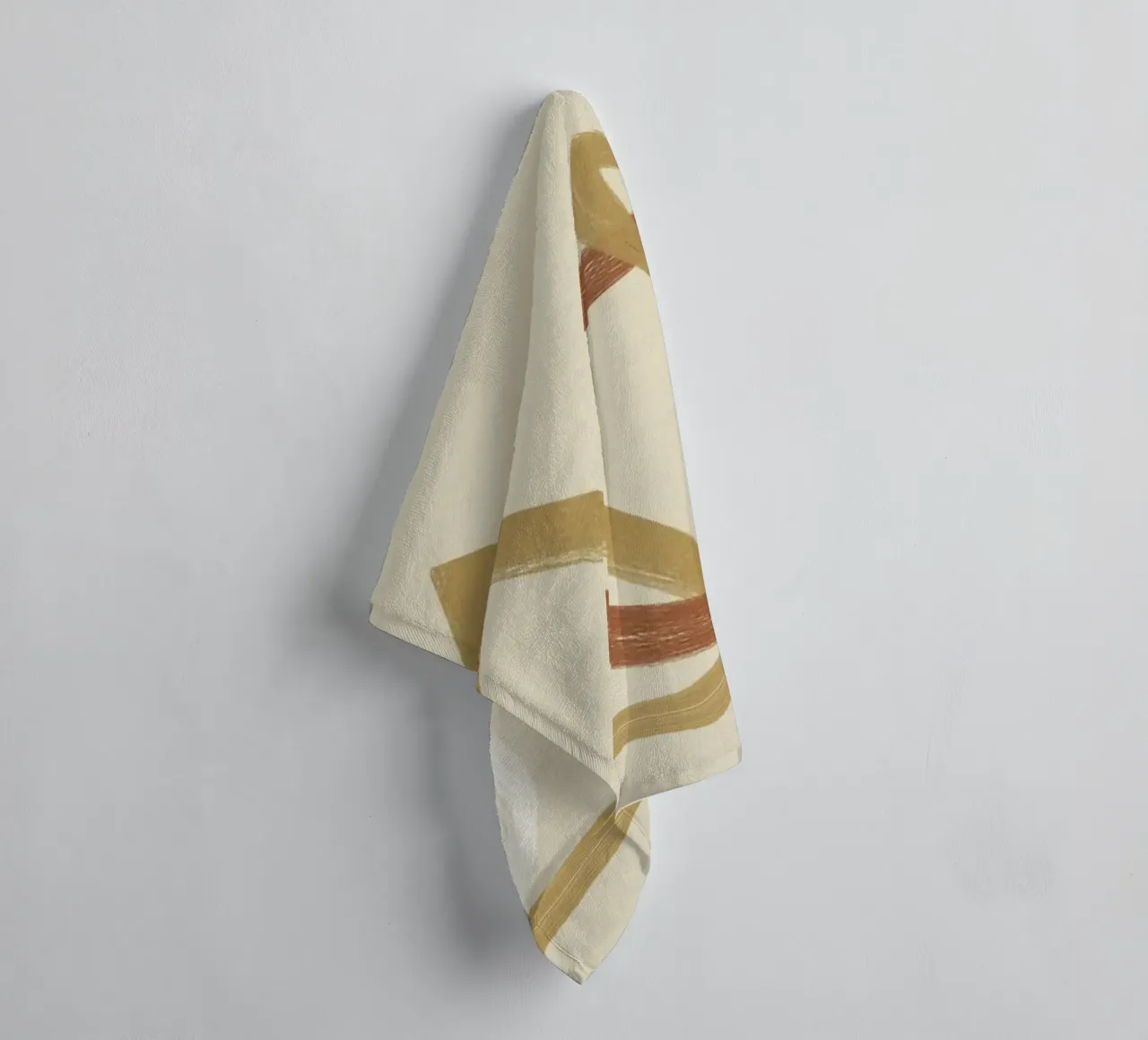 Minimal Geometric Shapes I asciugamano da bagno da Flow Line