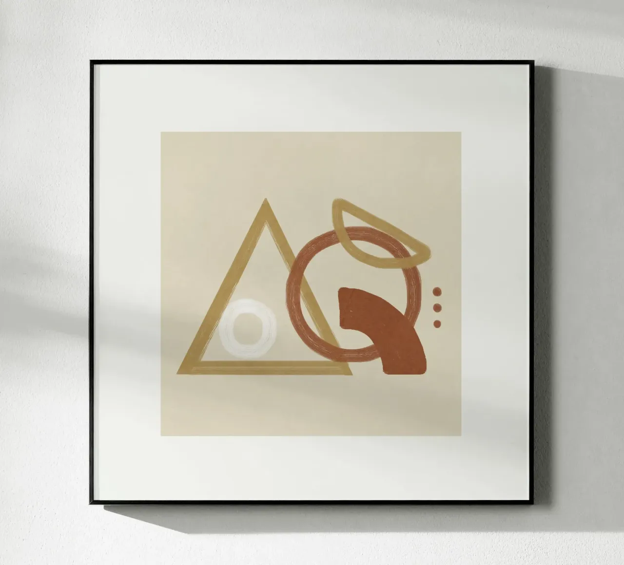 Minimal Geometric Shapes I metacrilato de Flow Line