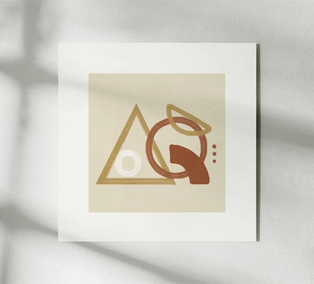 Minimal Geometric Shapes I metacrilato de Flow Line