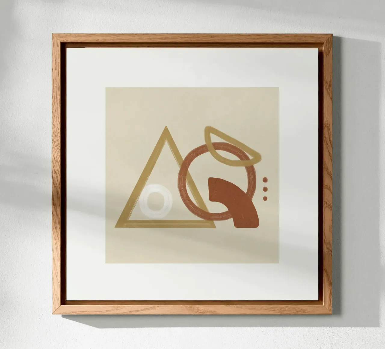 Minimal Geometric Shapes I alluminio dibond da Flow Line