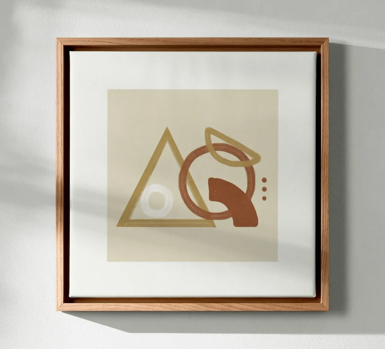 Minimal Geometric Shapes I tela da Flow Line