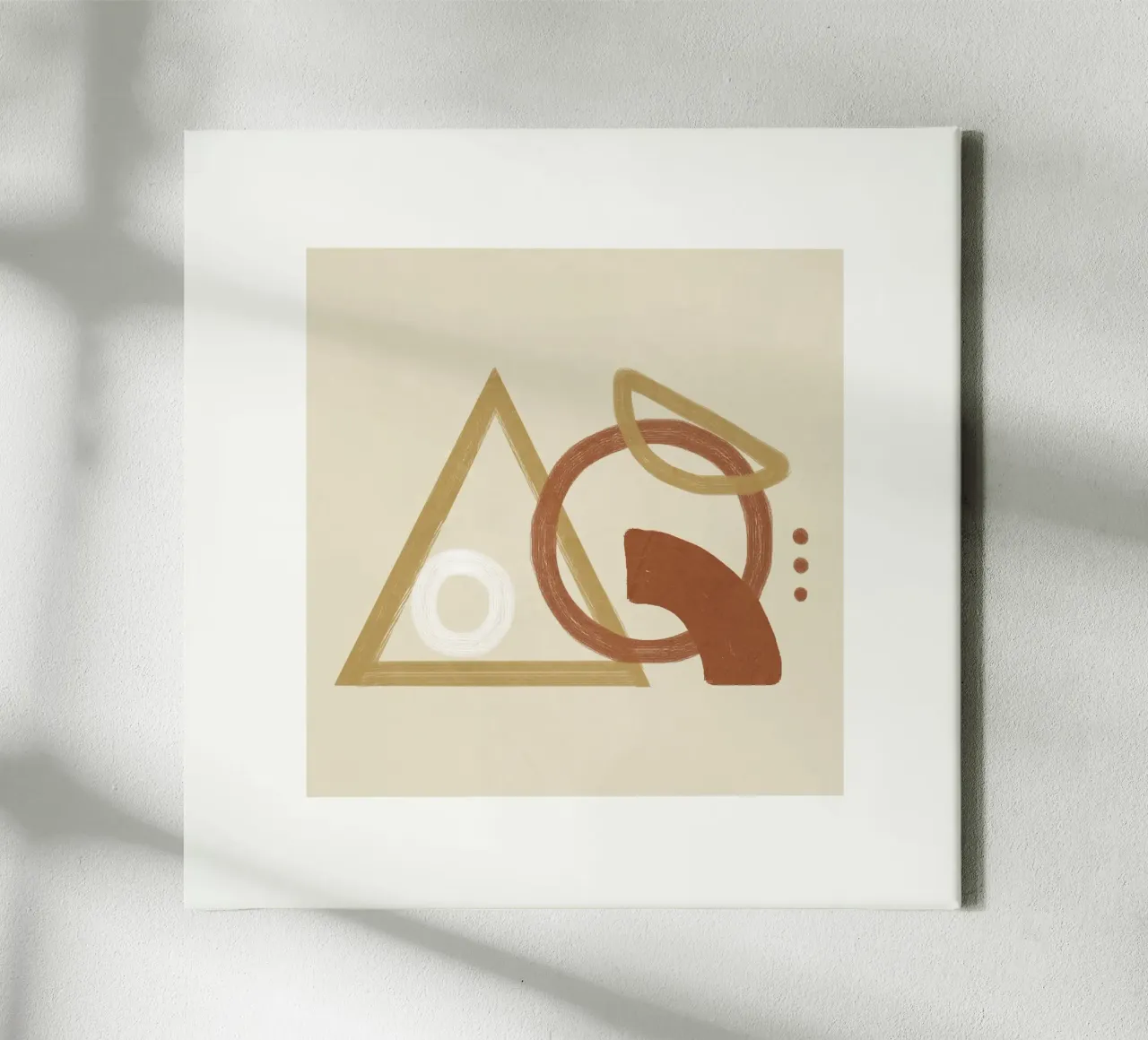 Minimal Geometric Shapes I tela da Flow Line