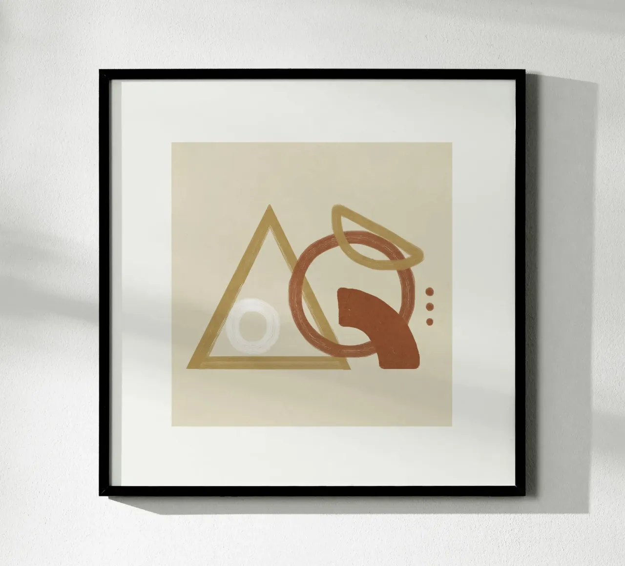 Minimal Geometric Shapes I carta hahnemühle da Flow Line