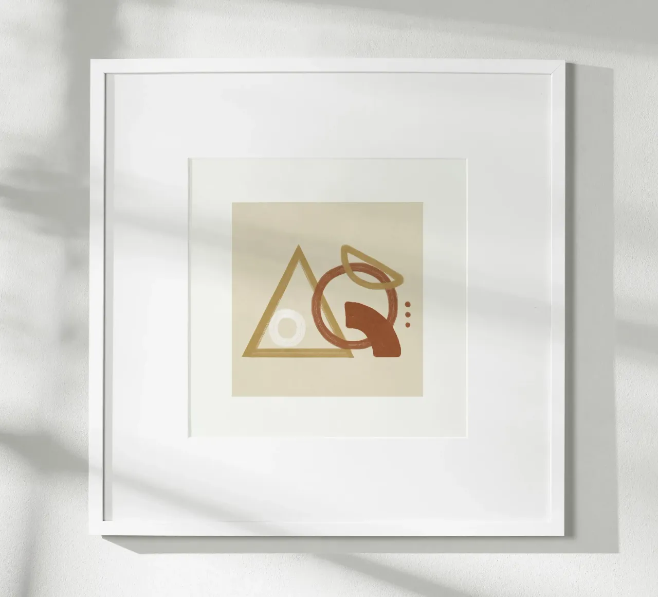 Minimal Geometric Shapes I carta hahnemühle da Flow Line