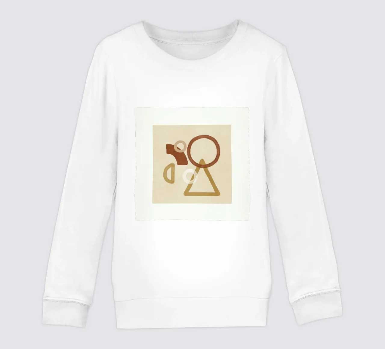 Minimal Geometric Shapes II felpa bambino da Flow Line