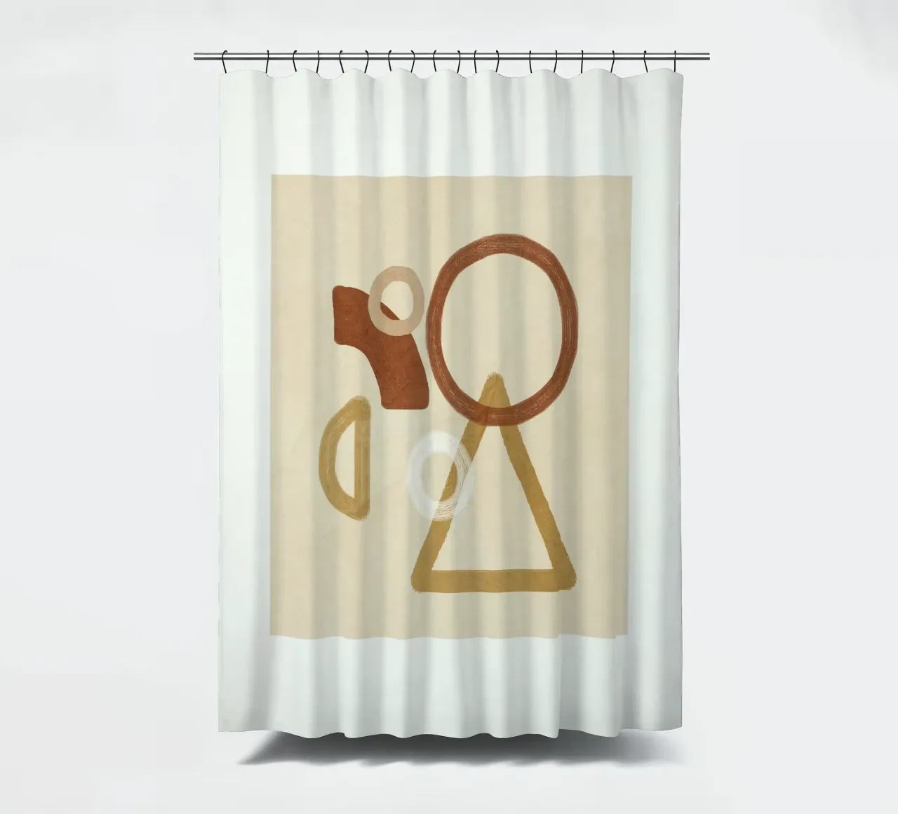 Minimal Geometric Shapes II tenda da doccia da Flow Line