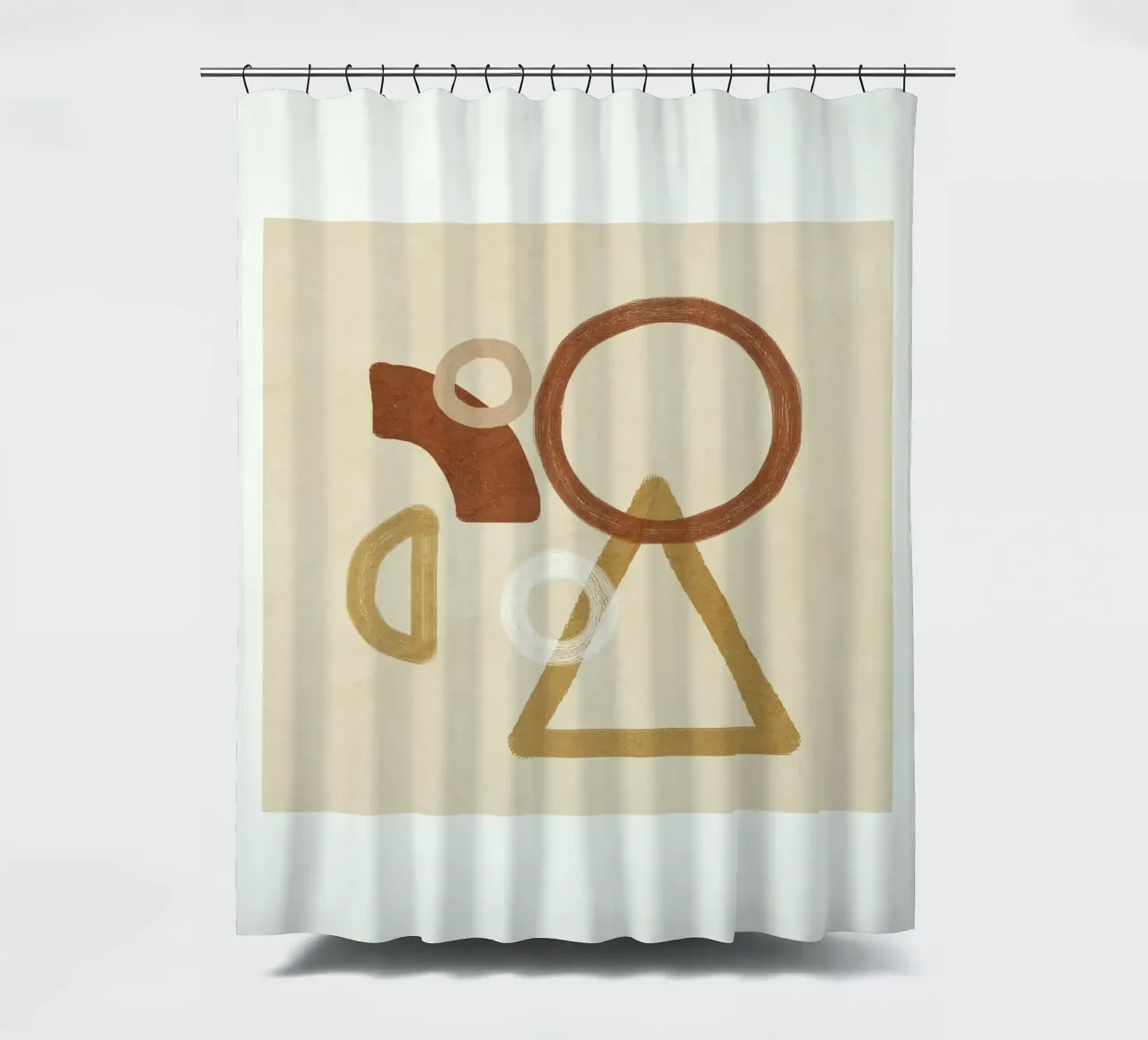 Minimal Geometric Shapes II tenda da doccia da Flow Line