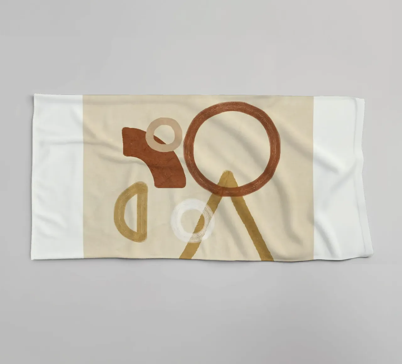 Minimal Geometric Shapes II Handtuch von Flow Line
