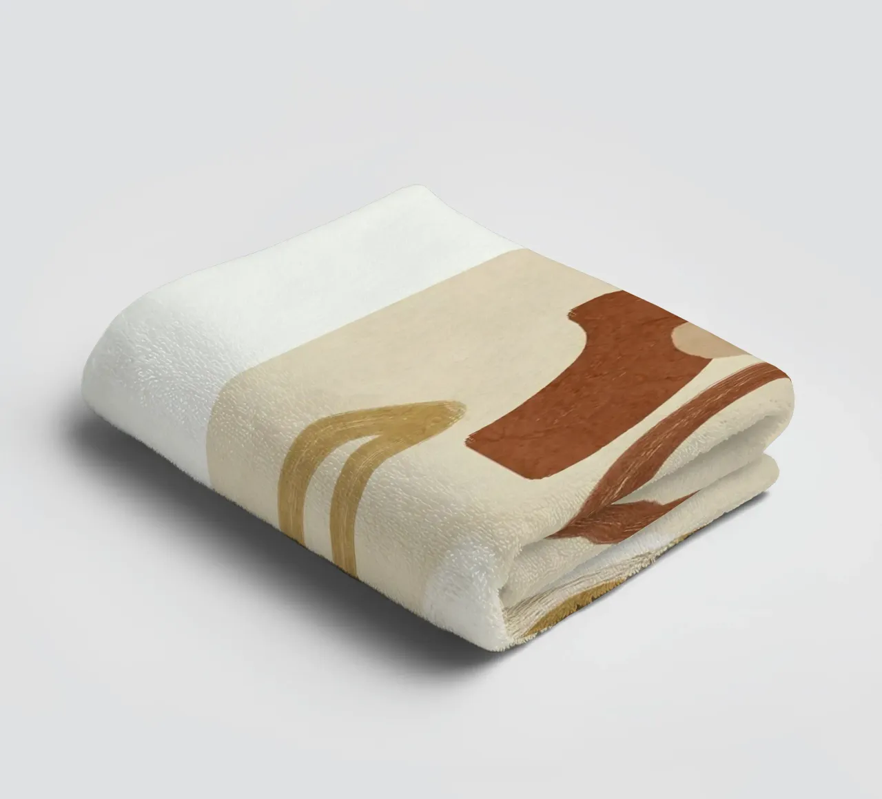 Minimal Geometric Shapes II Handtuch von Flow Line