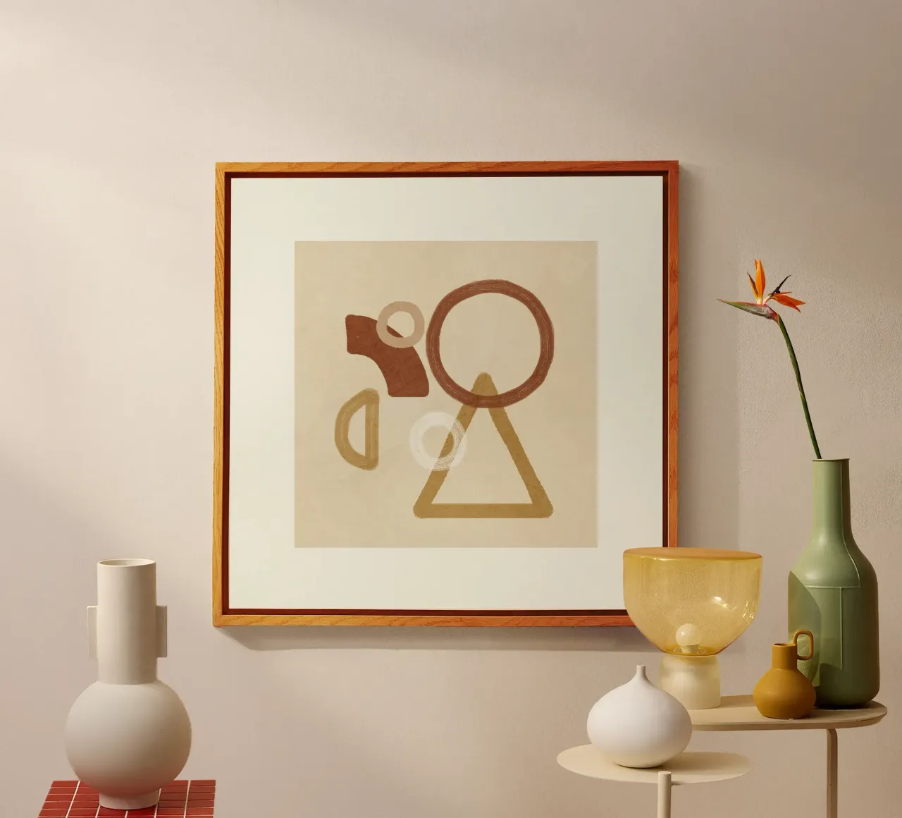 Minimal Geometric Shapes II plexiglass da Flow Line