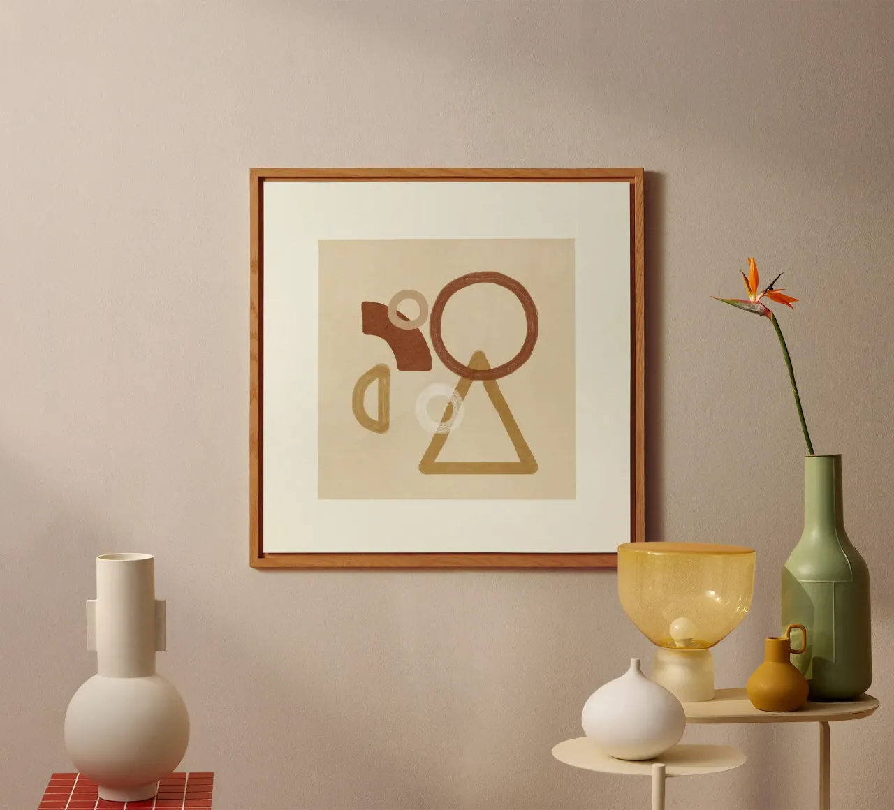 Minimal Geometric Shapes II pannello forex da Flow Line