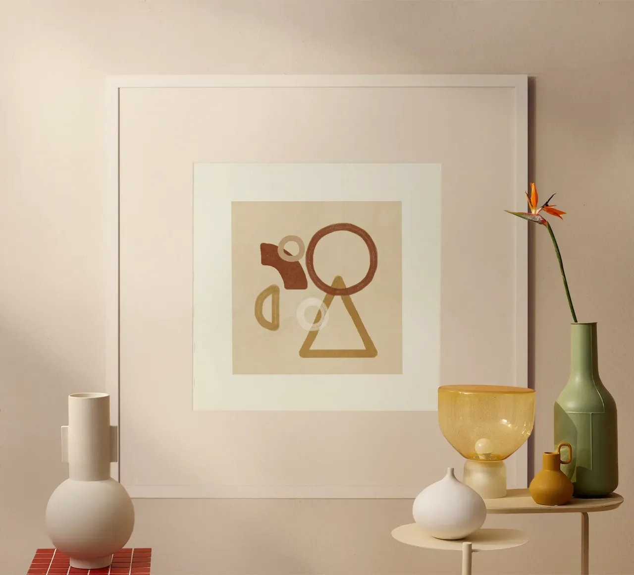 Minimal Geometric Shapes II carta hahnemühle da Flow Line