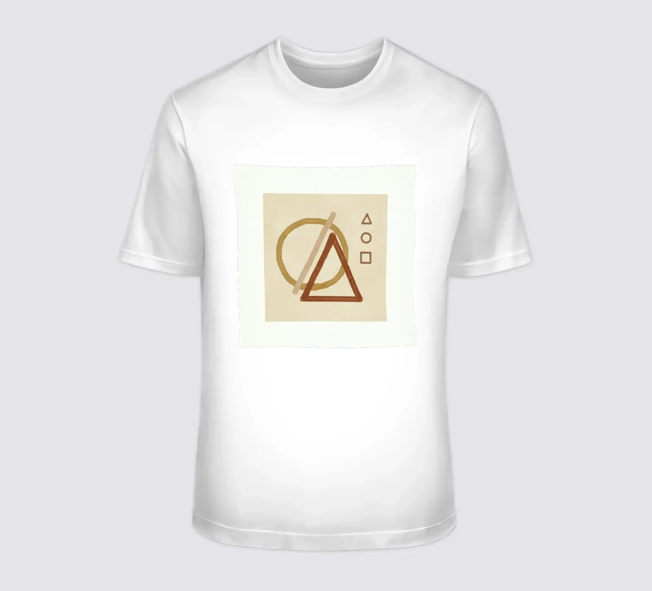 Minimal Geometric Shapes III t-shirt da Flow Line