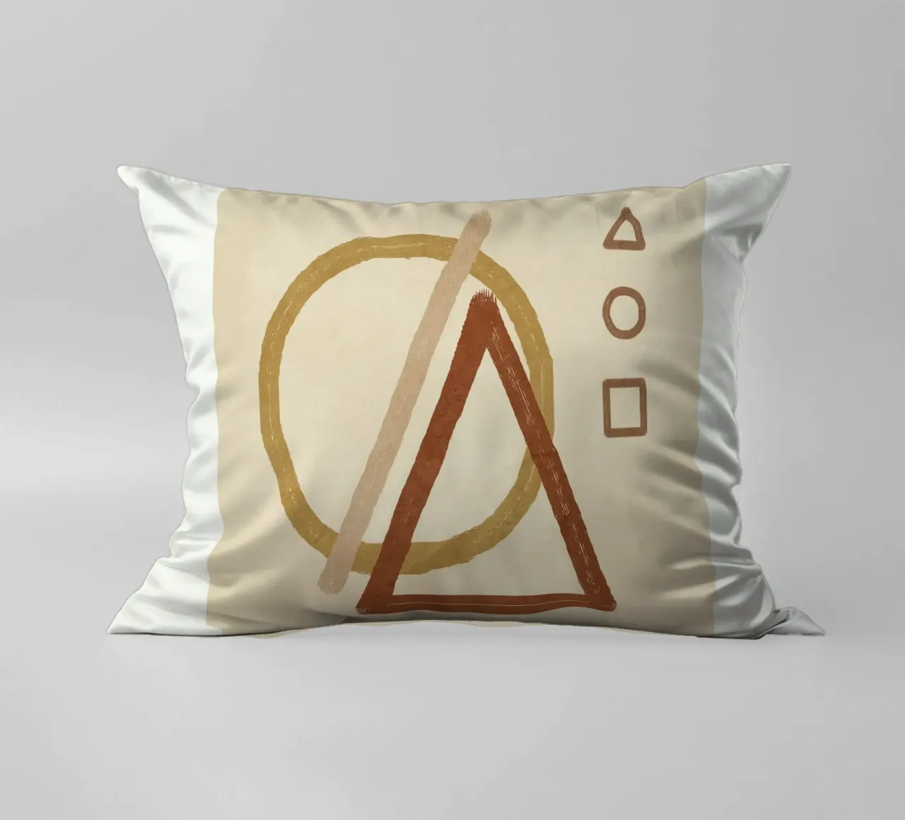 Minimal Geometric Shapes III cuscino da Flow Line