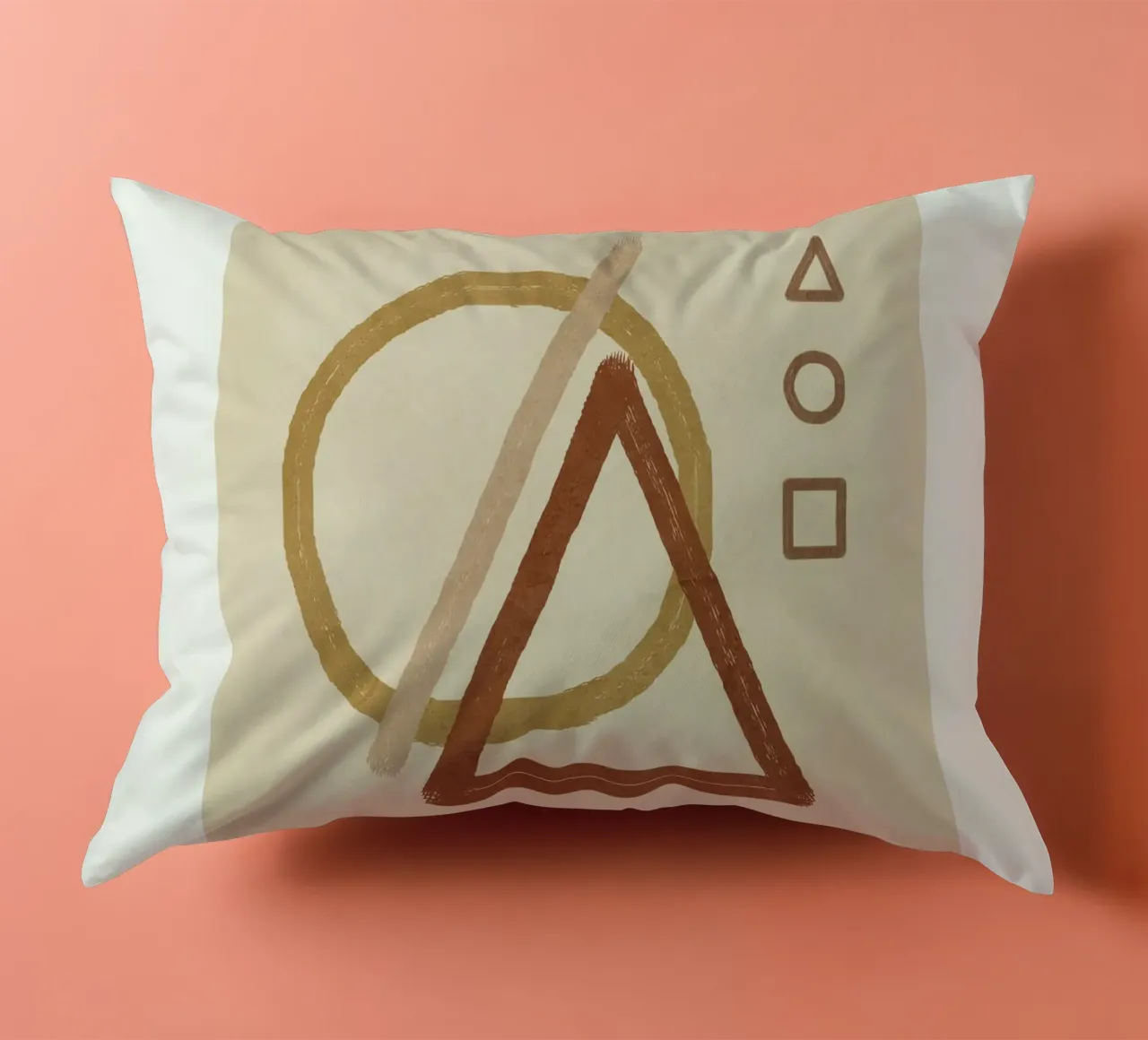 Minimal Geometric Shapes III cuscino da Flow Line