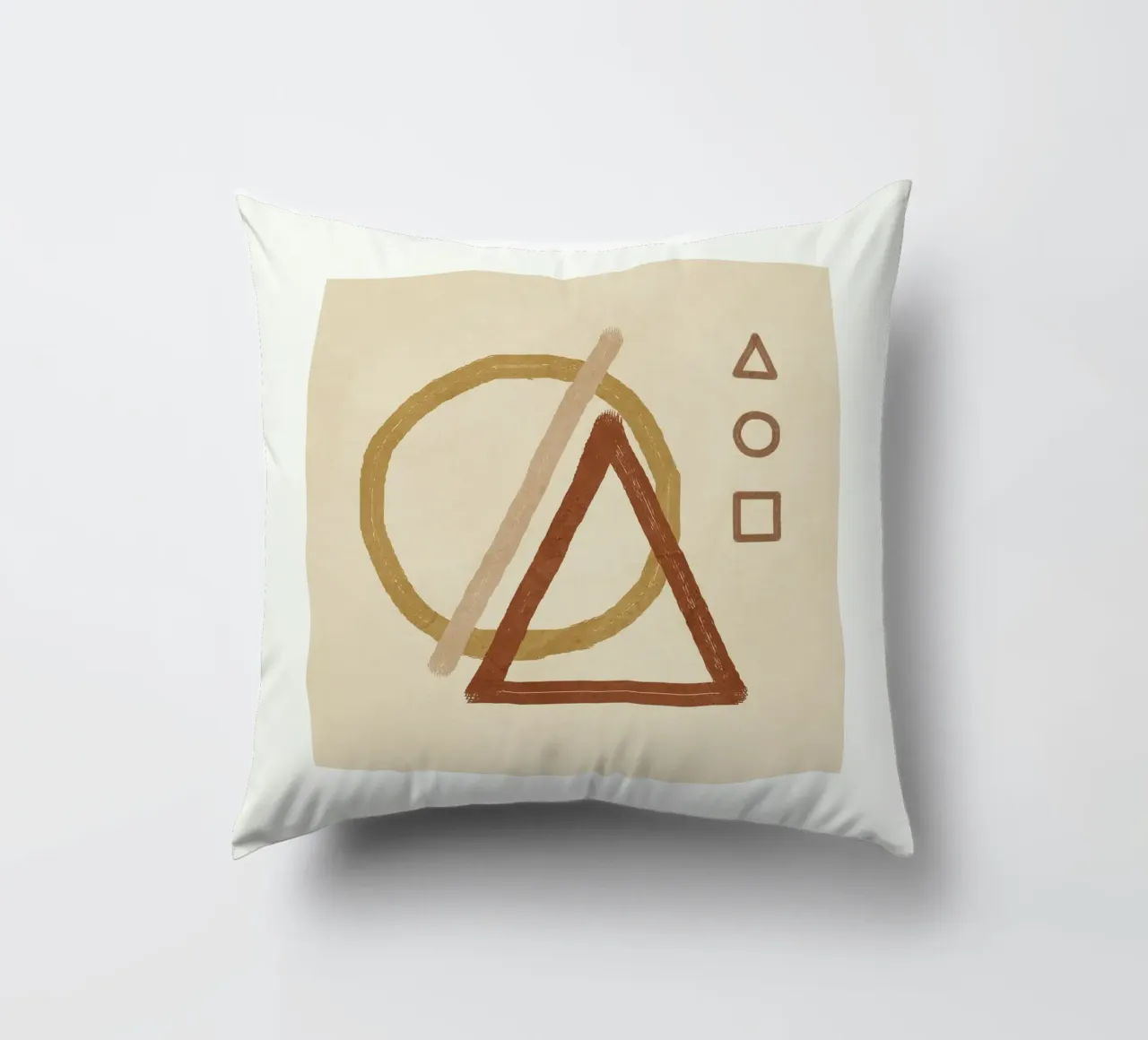 Minimal Geometric Shapes III cuscino da Flow Line