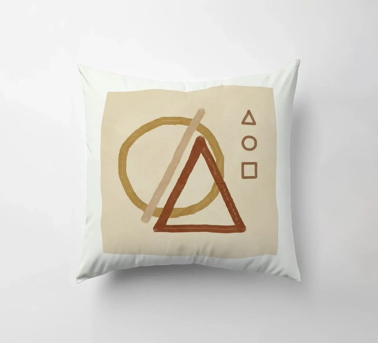 Minimal Geometric Shapes III cuscino da Flow Line