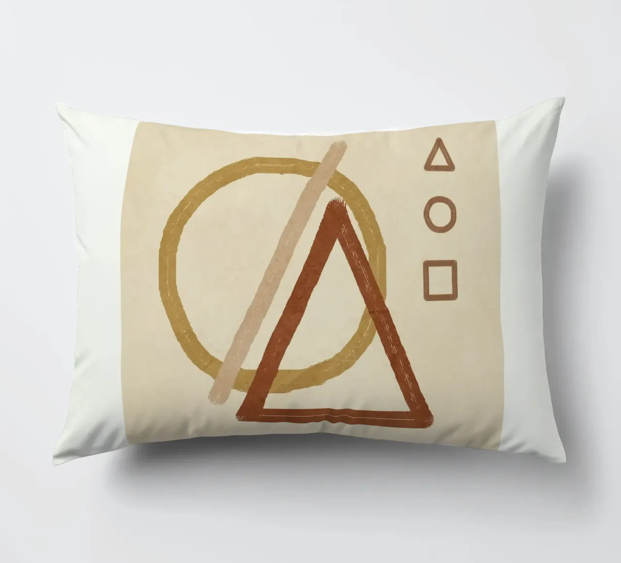 Minimal Geometric Shapes III cuscino da Flow Line