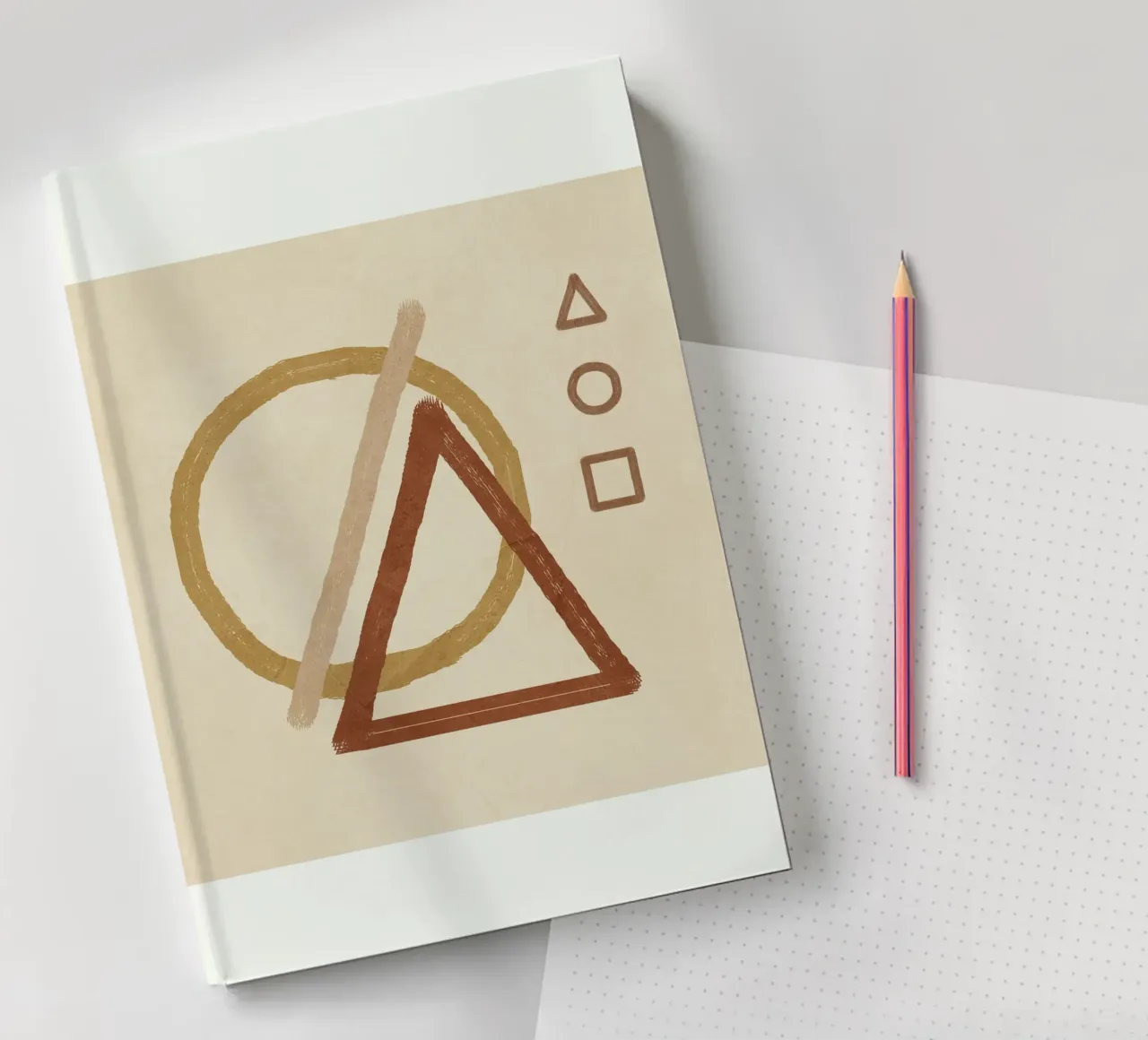 Minimal Geometric Shapes III carnet de notes de Flow Line