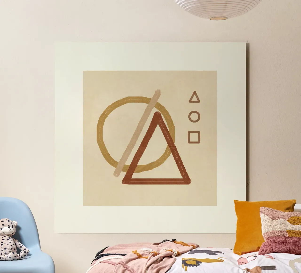 Minimal Geometric Shapes III alluminio dibond da Flow Line