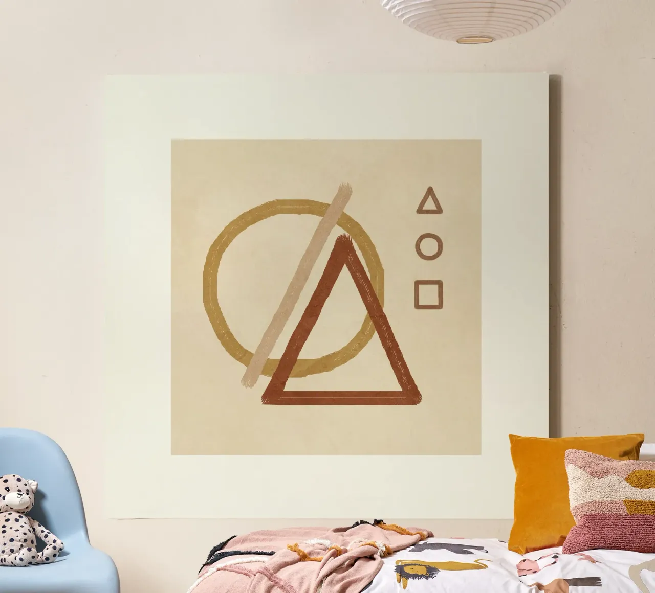 Minimal Geometric Shapes III tela da Flow Line