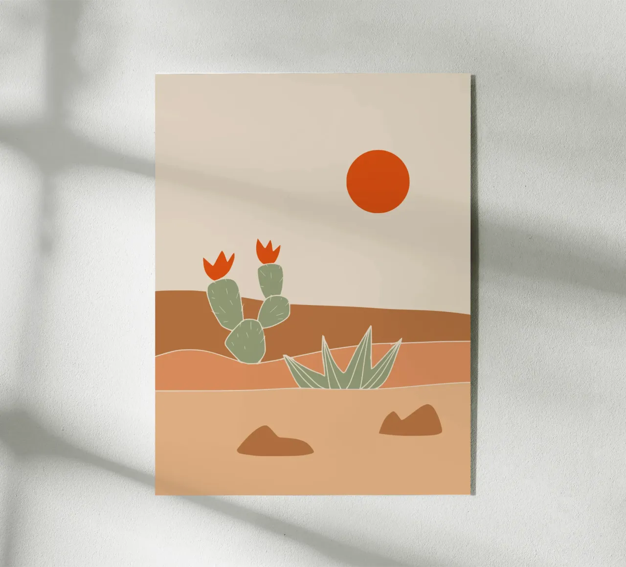 Paesaggio in terracotta 29 plexiglass da Little Dean